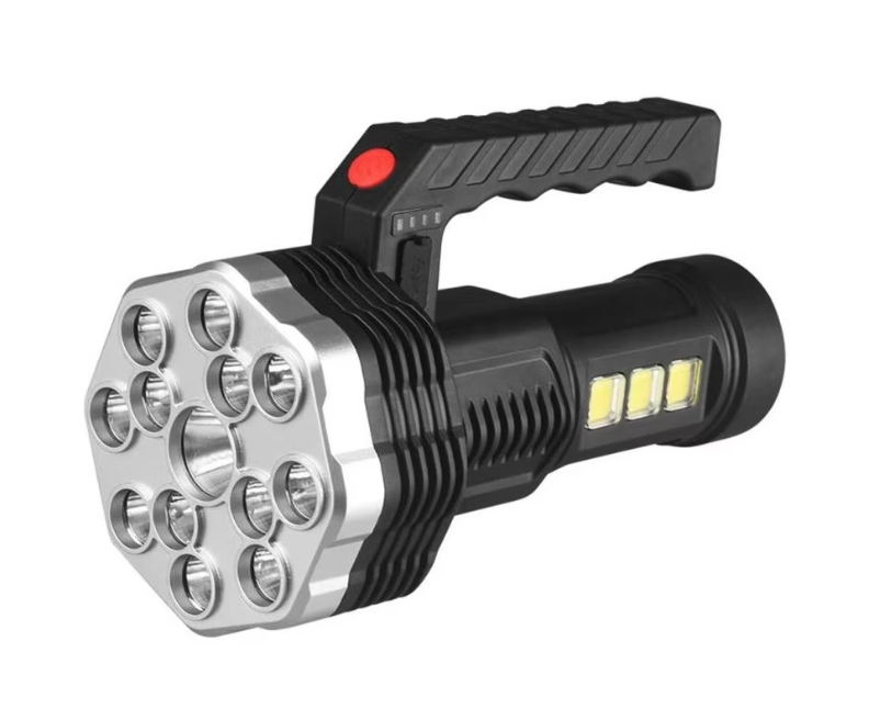 Lanterna LED cu Lumina Frontala si Laterala 13 LED Reincarcabila USB